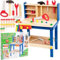 URBN Toys Kids 30+ Piece Wooden Tool Work Bench (34 Piece)