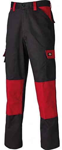 Dickies WD4839 BK 52R Size 62 Redhawk Overall with Zip Front - Black