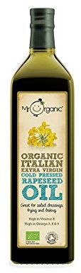 Mr Organic Huile de colza extra vierge pressée à froid 750 ml (lot de 6)