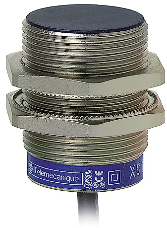 Schneider Electric XS1N30PA349 Proximity Sensor 20mm, Inductive Sensor Xs1 M30 - L43Mm - Brass - Sn20Mm - 12..24Vdc - Cable 2M
