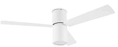 FORLIGHT Formentera Ventiladro de Techo con luz E27 3 Velocidades programable Blanco