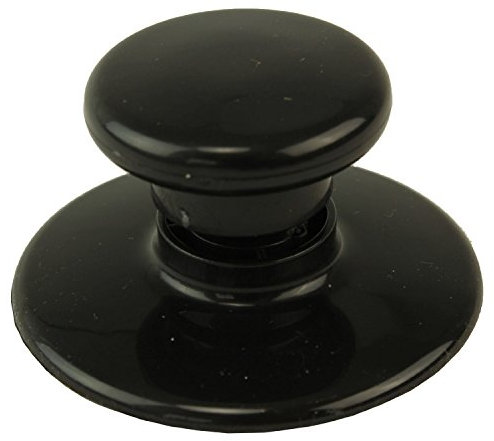 Spares2go Glass Lid Knob for Andrew James 1.5L 3.5L 6.5L 8L Slow Cooker Pot (Black)