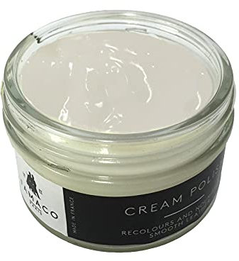 Famaco - Cirage Chaussure - Crème de Beauté - INCOLORE - Pommadier 50 ml - Ravive les couleurs - Imperméabilise - Brillance longue durée