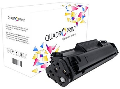 QUADROPRINT Toner ersetzt HP Q2612A 12A Schwarz, ca. 2.000 Seiten, für HP Laserjet 1010 1012 1015 1018 1020 1022 3000 3015 3020 3030 3050 3052 3055, Laserjet M 1005 1319 AIO F MFP N NW Series Z