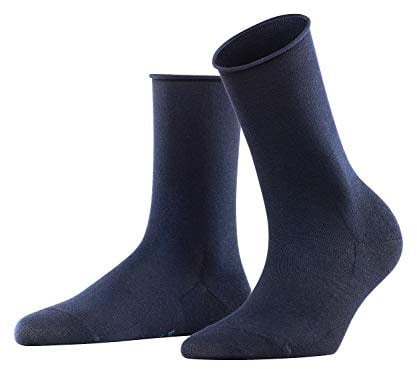 FALKE Damen Socken Active Breeze W SO Lyocell einfarbig 1 Paar, Blau (Dark Navy 6379), 35-38