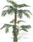 vidaXL Palmier Artificiel Plastique et Bois 150 cm Arbre Artificiel Décoration