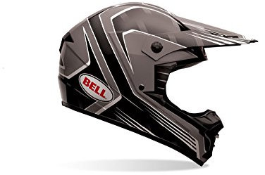 Bell Powersports SX-1 Motorradhelm, Mehrfarbig (Race Schwarz), XS