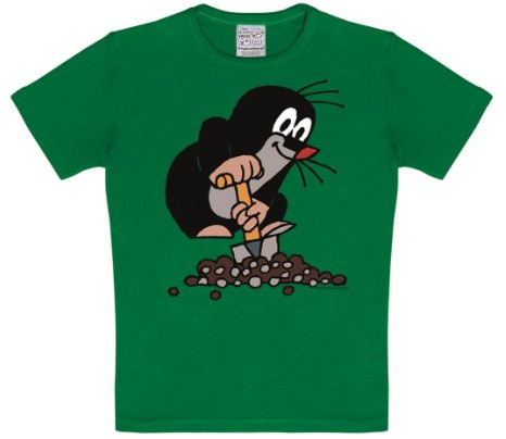 Logoshirt® Der kleine Maulwurf T-Shirt Kinder | Der kleine Maulwurf beim Graben, 100% Baumwolle, lustiges Cartoon-Motiv für Maulwurf-Fans, lizenziertes Originaldesign
