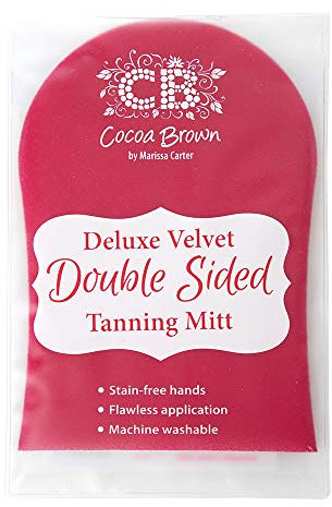 Cocoa Brown Deluxe Double-sided Tanning Mitt Pink Velvet by Cocoa Brown