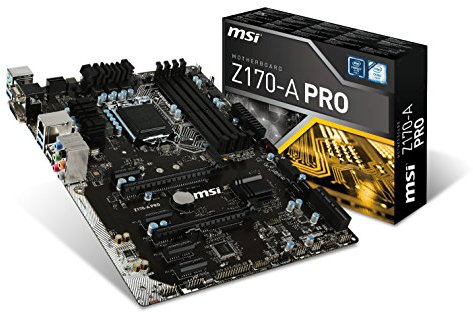 Piastra Di Base MSI Computer Da Scrivania A Z170-PRO-Intel Z170 Insieme Dei Circuiti Integrati-1151-Socket LGA H4
