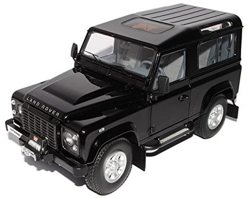 Kyosho Land R*o*v*e*r Defender 90 Schwarz 08901BK 1/18 Modell Auto