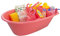 Heless 713 - Große Badewanne mit viel Zubehör, ca. 51 cm