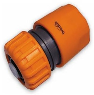 Schlauchkupplung 1/2 mit Stop Kupplung Anschluss Verbindung Adapter Stopper