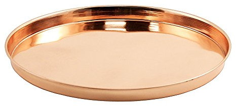 ACHLA DESIGNS Rundes Tablett, 30,5 cm, Kupfer