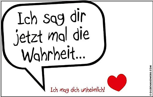GILDE Brettchen 'Ich sag dir jetzt mal.'