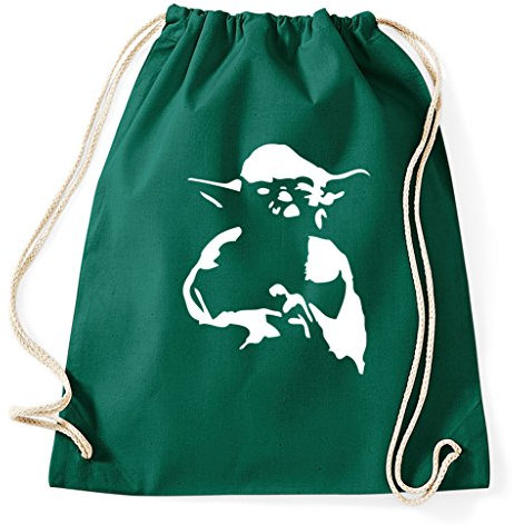 STYLETEX23 Yoda Turnbeutel Sportbeutel, flaschengrün