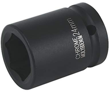 Sealey Is3424 Impact Socket 24Mm 3/4Sq Drive