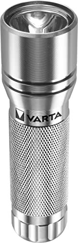 VARTA Taschenlampe LED inkl. 3x AAA Batterien, Premium Light F10 Leuchte, Taschenleuchte, Lampe ideal für Haushalt, Angeln, Garage, Notfall, Stromausfall, Outdoor