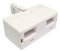 BT Telephone Socket Splitter 2 Way ~ Double ~ 2 into 1 ~ Doubler ~ Plug to Socket ~ White ~ Phone ~ Fax ~ Modem ~ Answer Machine