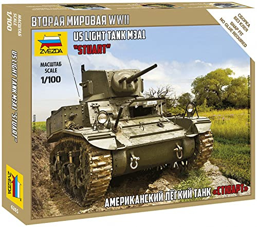 Zvezda 1/100 Stuart US-Tank