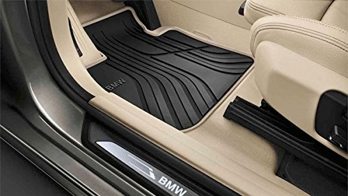 BMW Original hinten Allwetterfußmatten Gummimatten LHD 2er Gran Tourer F46 Modern anthrazit/beige