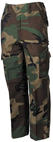 MFH US Army BDU Kinderhose für Jungen und Mädchen (Woodland/XL (158/164))