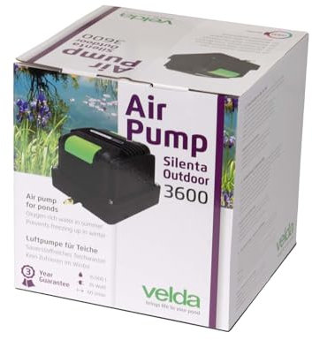 Velda 125090 aérateur complet pour bassin d'agrément, Silenta Pro 3600