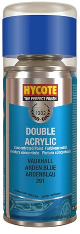 Hycote Double Acrylic Aerosol Car Spray Paint, Vauxhall - Arden Blue, 150 ml