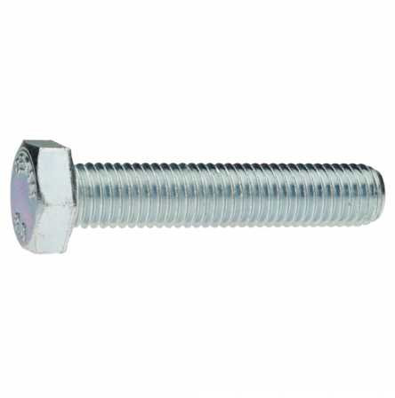 Reidl Sechskantschrauben mit Gewinde bis Kopf 16 x 55 mm DIN 933 8.8 galv. verzinkt farblos 10 Stück