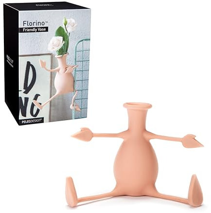 Florino – Die Freundliche Blumenvase in Stein – Kleine Blumenvasen & Moderne Deko für Ihr Zuhause – Einzigartiges Geschenk von Peleg Design