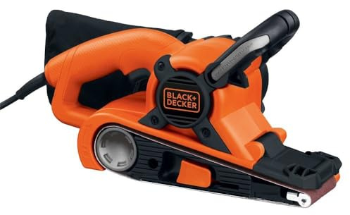 BLACK+DECKER Levigatrice a nastro con sacchetto di polvere, 7 Amp, 3 pollici da 21 pollici (DS321)