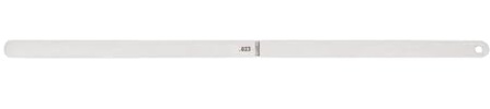 Starrett 667-23 Steel Thickness Feeler Gage, 0.023 Thickness, Tempered Steel, 12 Long