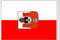 Flagge Fahne Bad Kissingen quer 90x150cm
