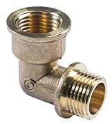 Cornat Winkel IG/AG 1 1/4, Messing / Garten Bewässerung / FLOR92875 gelb