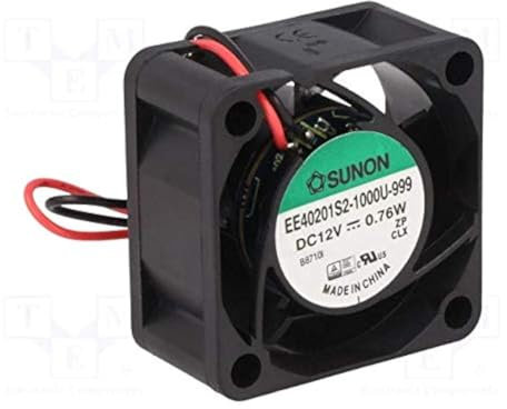 Sunon Lüfter 40x40x20mm EE40201S2-999 DC 12V 6000 U/min 21dBA Gleitlager 2 Litzen