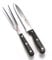 FranquiHOgar Juego de trinchado CONTINENTAL - Cuchillo y tenedor de trinchar de acero