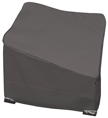 Classic Accessories Ravenna Abdeckung für Garten Eck Sofas, reißfestes Material mit Belüftungsöffnungen, Schutz vor allen Wetterbedingungen, dunkle Taupe/Pilz/Espresso (102 x 102 x 78cm, X-LARGE)