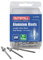 Faithfull AR5S50 Lot de 50 rivets courts en aluminium 5 mm