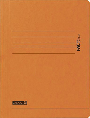Brunnen 102015440 Sammelmappe A4 FACT!plus (hochwertiger Pressspankarton) orange
