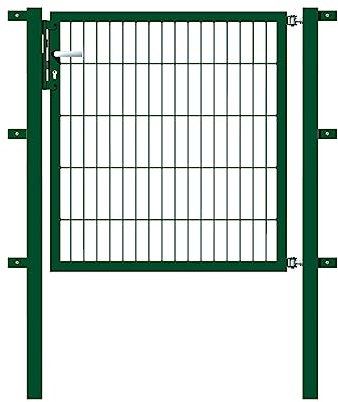 Alberts 646790 Einzeltor Flexo mit Zubehör | verschiedene Breiten und Höhen | grün | Breite 100 cm | Höhe 100 cm