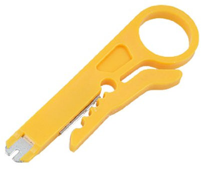sourcingmap Économie UTP RJ45 Pince à dénuder et 110 style Punch Down outil