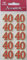 Artoz Artwork 3D Motiv-Sticker 185610-12,Jubiläumszahl 40, rot/Gold, Handmade(1)