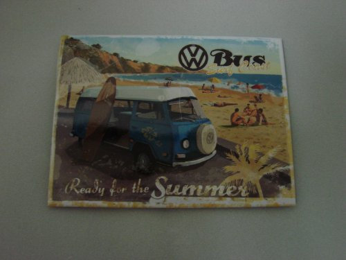Nostalgic-Art 14264 Volkswagen - VW Bulli - Ready for the Summer, Magnet 8x6 cm
