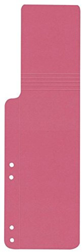 Q-Connect KF15766 Aktenschwänze, 100 Stück rot