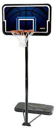 Lifetime Basketballkorb mit Ständer für Kinder & Erwachsene | Höhenverstellbare Basketballanlage 228-304 cm Schwarz