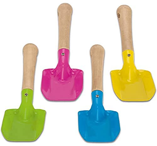 Goki 63929 Mini Pelle à Sable en métal avec Manche en Bois Mixte