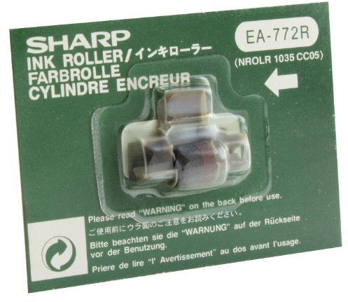 Sharp Farbrolle für Rechner, Rot/Schwarz, Ref. EA772R
