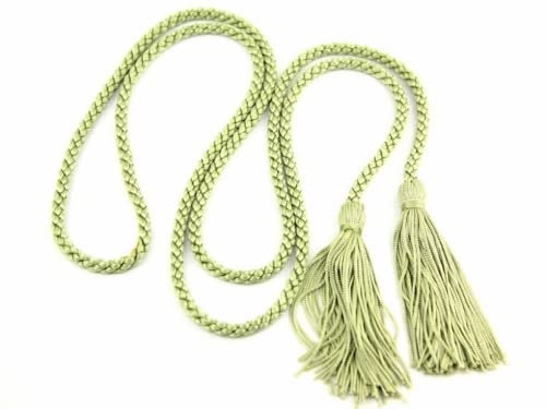 Minerva Crafts Dressing Gown Cord with Tassels Light Green - Each