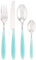 Brandani 54291, Set 16 posate acqua marina acciaio inox, per 4 persone