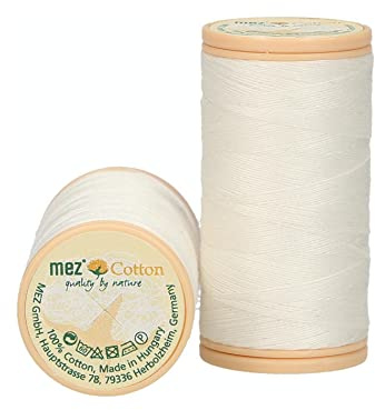 MEZ 4661050-01122 Nähgarne, 100% Baumwolle, 1122, Stärke 50, 100m, 9 Gramm
